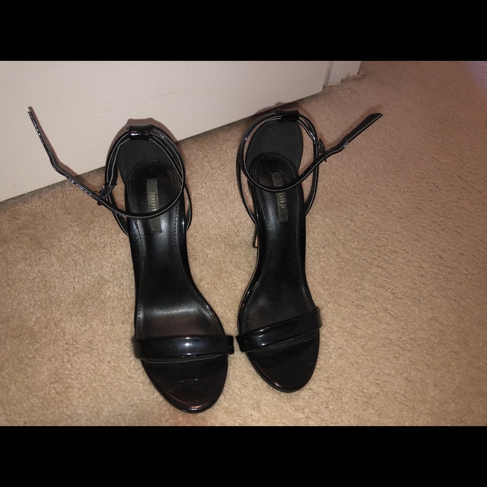 Black high heels
